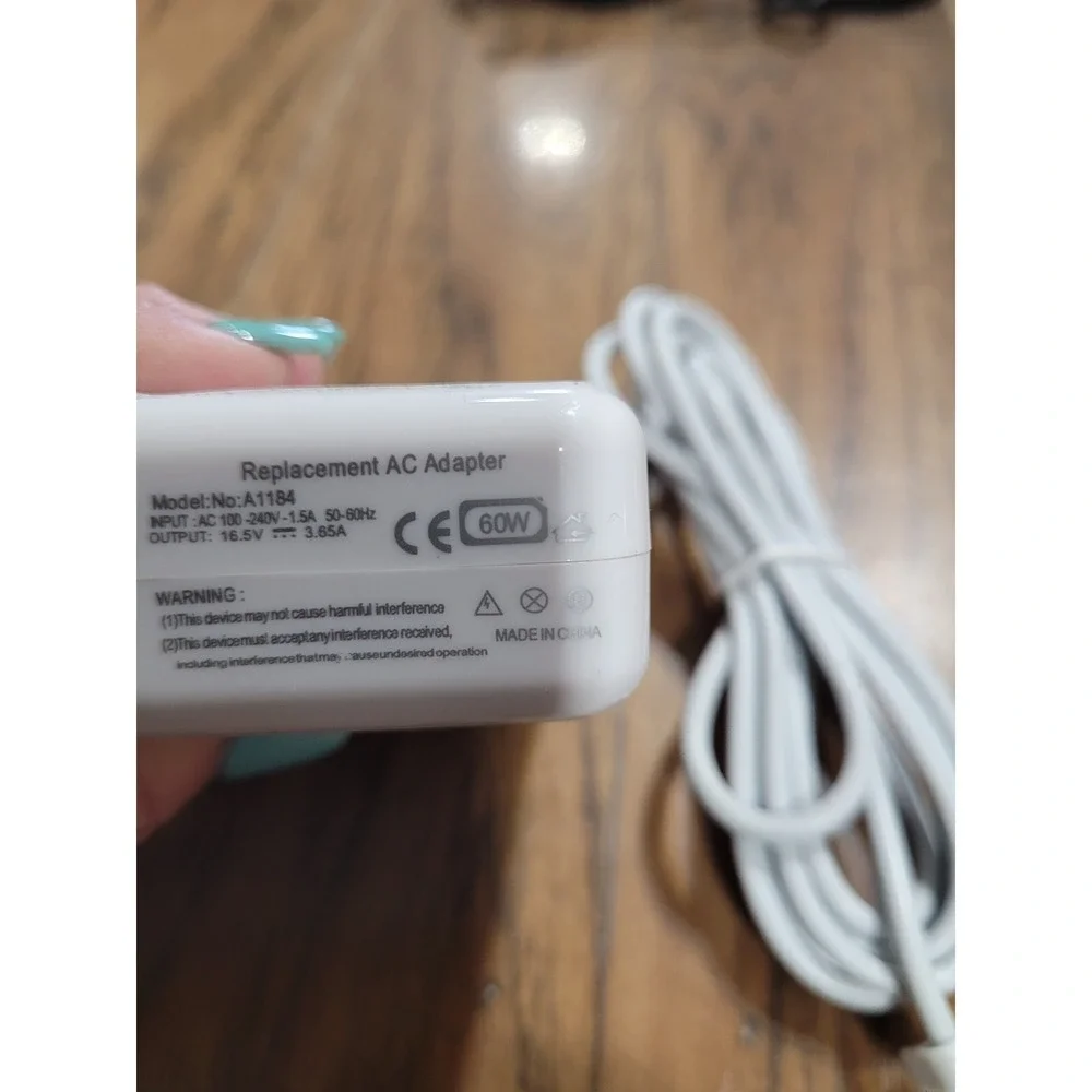 Replacement AC Adapter 60W MODEL A1184 Compatible with Apple MacBook